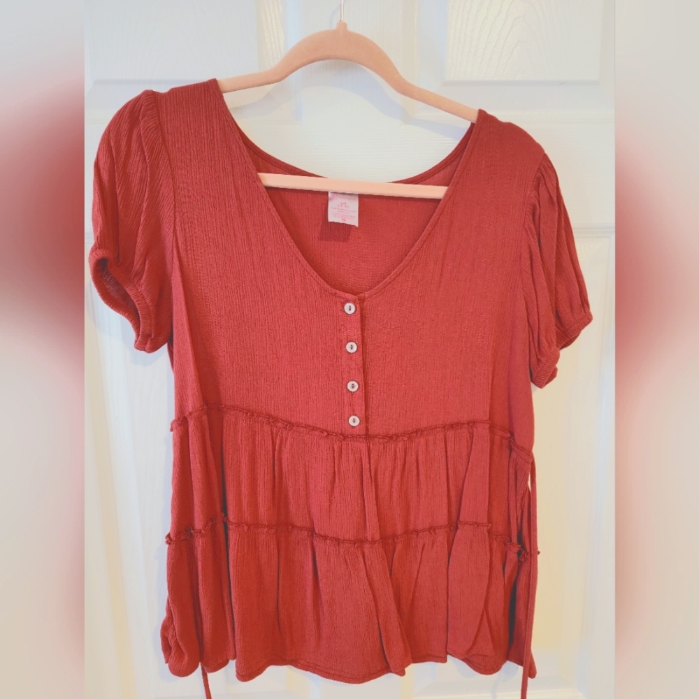 Tiered peasant top